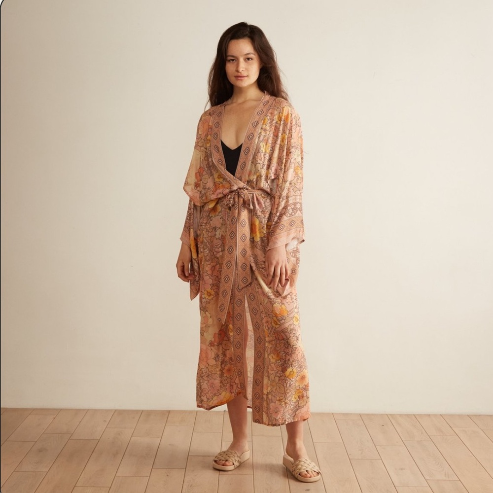 Spell & the Gypsy Collective • amethyst maxi kimono robe • S/M